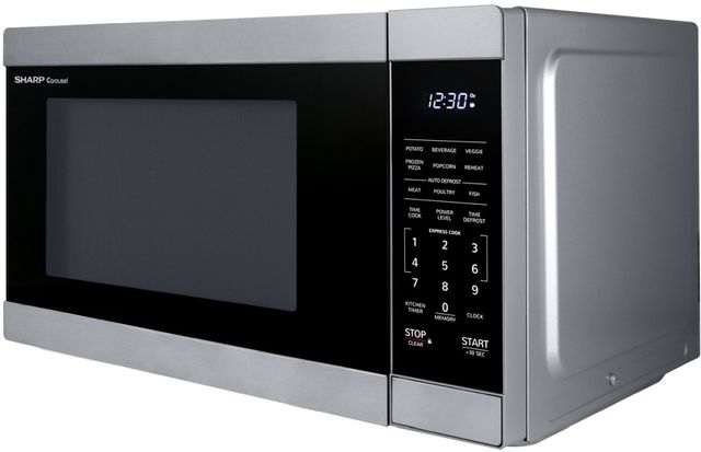 Sharp® Carousel® 1.1 Cu. Ft. Stainless Steel Countertop Microwave-1