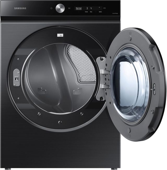 Samsung Bespoke 8700 Series 7.6 Cu. Ft. Brushed Black Front Load Gas Dryer-2