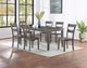 Crown Mark Ryan Gray Dining Table-1