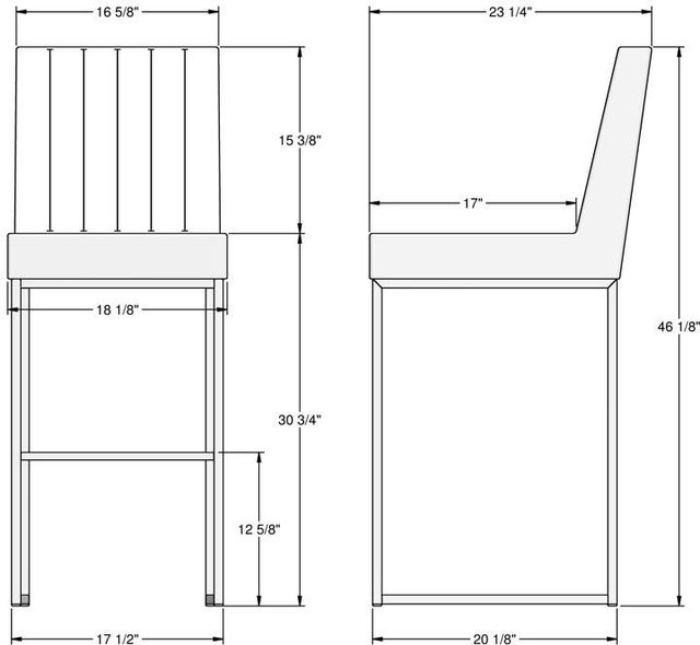Amisco Customizable Darcy Bar Stool-1