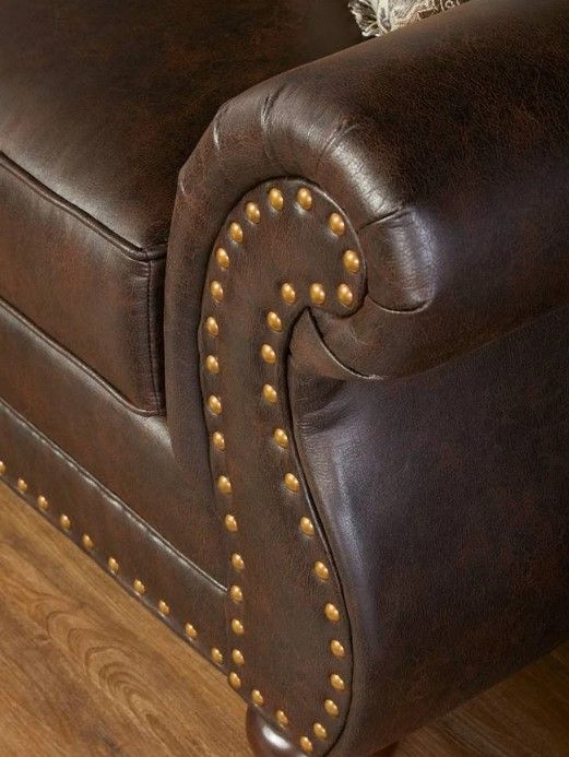 Hughes Furniture® 17400 Ridgeline Brownie Sofa-2
