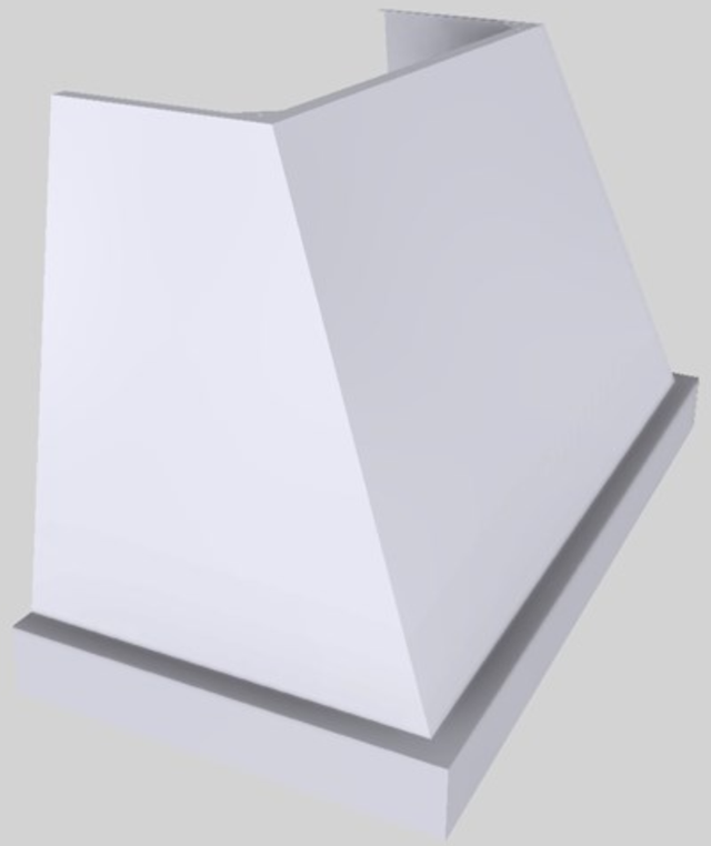 Vent-A-Hood® Designer Series 48" White Wall Mounted Range Hood-3