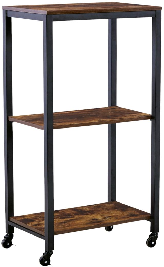 Signature Design by Ashley® Bevinfield Black/Brown Bar Cart-0