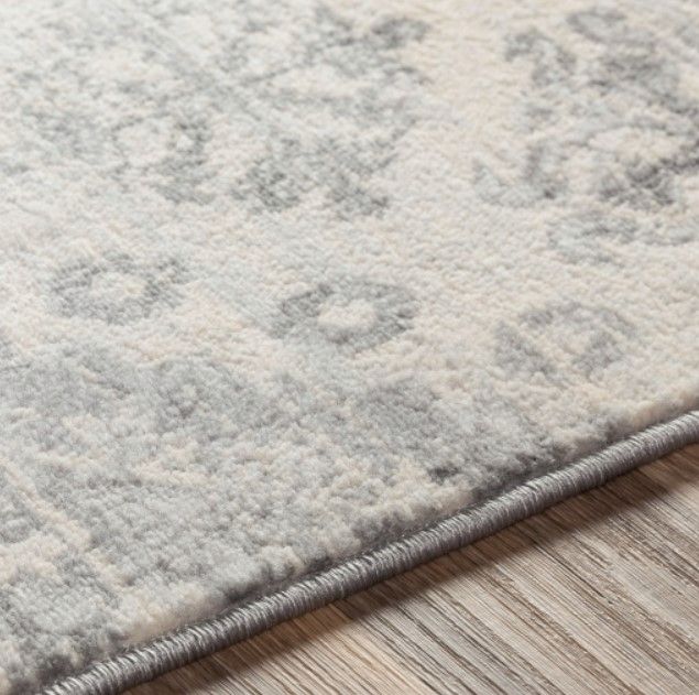 Surya Monaco Gray/Ivory 4'x6' Area Rug-4