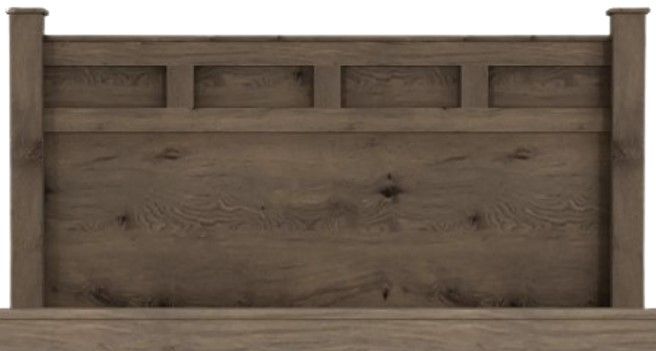 Perdue Woodworks Brown Queen Frame Post Headboard 