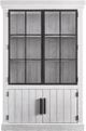 Universal Explore Home™ Modern Farmhouse Huntley Rustic Oak Display Cabinet-1