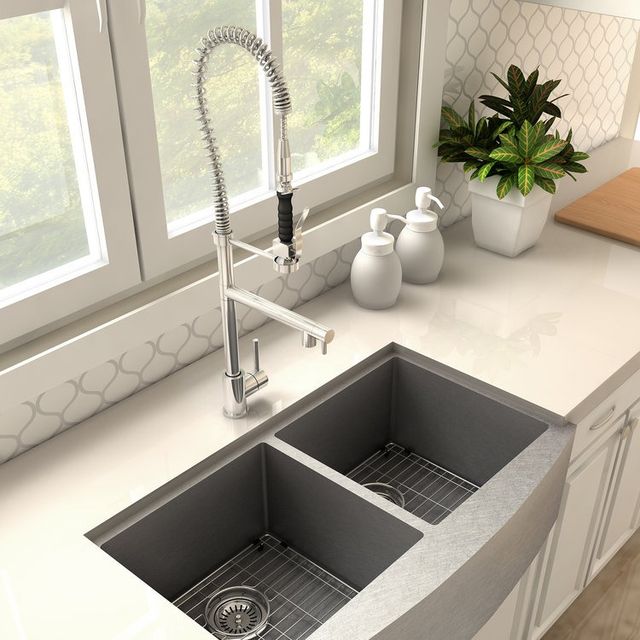 ZLINE Van Gogh Chrome Pull Down Spring Kitchen Faucet with Pot Filler-3
