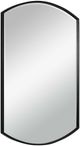 Uttermost® Shield Satin Black Mirror-3