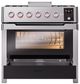 Ilve® Panoramagic 36" Stainless Steel Pro Style Dual Fuel Range-3