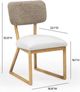 TOV Furniture Bobbie Cream/Gray Dining Side Chair-2
