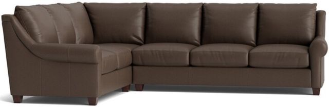 Bassett® Furniture Customizable Ellery 2-Piece Leather Left-Arm Facing Sectional-1