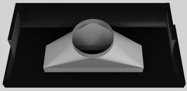Vent-A-Hood® Designer Series 60" Black Wall Mounted Range Hood-2
