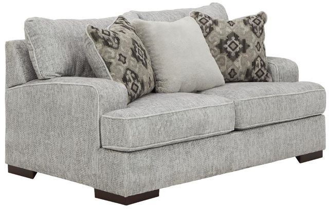 Benchcraft® Mercado 4-Piece Pewter Living Room Seating Set-2
