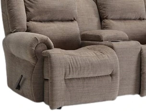 Best® Home Furnishings Customizable Genet Manual Reclining Space Saver® Loveseat with Console-1