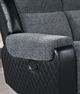 Global Furniture USA U5914 Black/Gray Recliner Chair-1