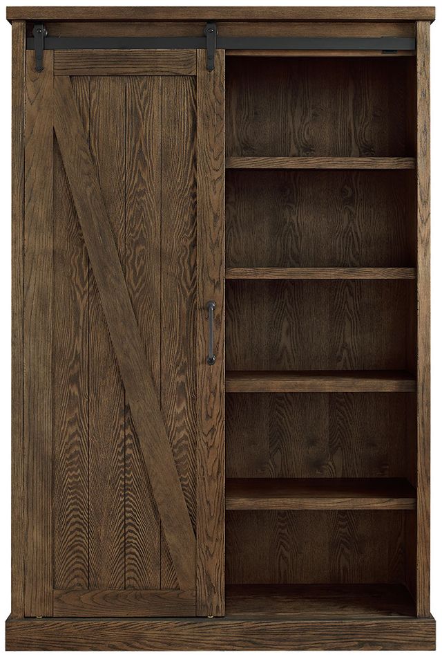 Martin Furniture Avondale Weathered Oak Bookcase-0