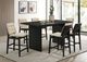Coaster® Decker 7-Piece Black/Cream Rectangular Counter Dining Set-1