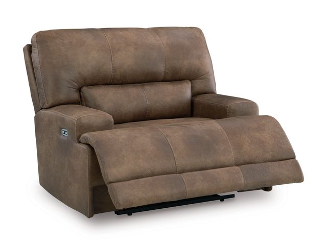 Signature Design by Ashley® Beckley Place Earth Power Recliner with Adjustable Headrest-2