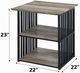 ACME Furniture Zudora Antique Oak/Black Nightstand-2