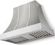 La Cornue CornuFé Cascade 36" Stainless Steel Wall Mounted Range Hood with Polished Chrome Trim-0