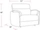 Parker House® Radius Mediterranean Extra Wide Glider Power Recliner-3
