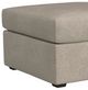 Elements International Select United Light Gray Ottoman-1