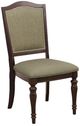 Homelegance® Marston Dark Cherry/Natural Dining Side Chair-0