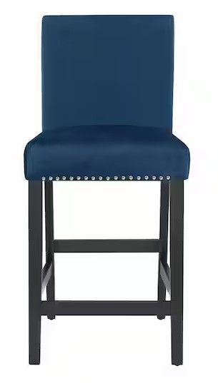 New Classic® Home Furnishings Celeste 5-Piece Blue/Espresso Counter Dining Table Set-3