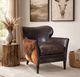 Hooker® Furniture CC Kato Dark Brindle/Debonair Espresso Club Chair -1