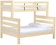 Crate Designs™ Furniture TimberFrame Unfinished Twin XL/Queen Bunk Bed-0