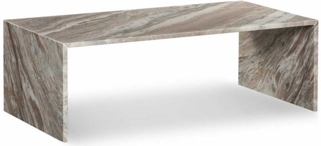 Meridian Furniture Canova Brown Marble Coffee Table-0