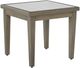 Signature Design by Ashley® Rainier Ranch Beige Aluminum Outdoor End Table with Brown Base-0