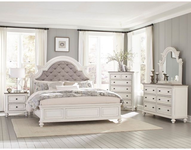 Mazin Furniture Baylesford Antique White Chest-3