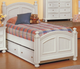 Winners Only® Cape Cod Eggshell White Twin Bed-0