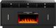 Legends Home Sunset Seal Skin Black 67" Fireplace Console-3