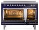 Ilve® Nostalgie II Series 48" Midnight Blue Pro Style Induction Range-1