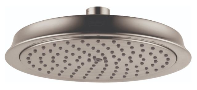 Hansgrohe Raindance Classic Brushed Nickel 1-Jet Rain Showerhead-0