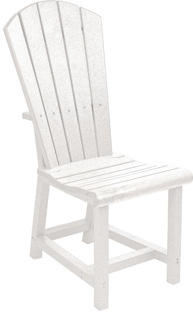 C.R. Plastic Generation Line White Addy Dining Chair-0