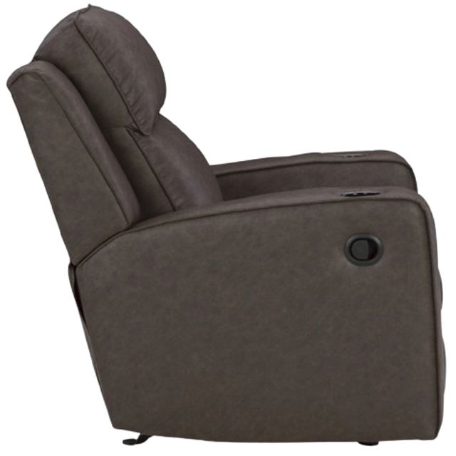 Benchcraft® Brysonview Charcoal Manual Recliner-4
