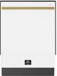 FORNO® Romano Espresso 24" White Top Control Built In Dishwasher -0