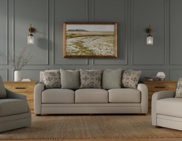 Corinthian Furniture Bryce Wheat Sofa-1