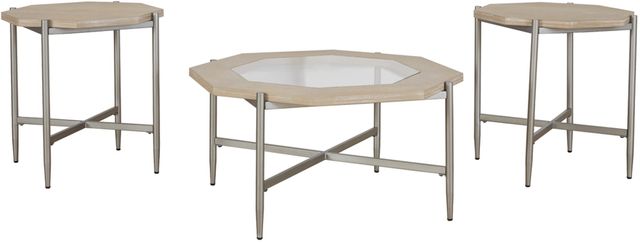 Signature Design by Ashley® Varlowe 3-Piece Bisque Tables-0