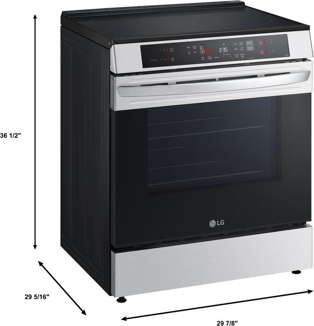 LG 30" PrintProof® Stainless Steel Slide In Induction Range-13