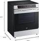 LG 30" PrintProof® Stainless Steel Slide In Induction Range-2