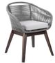 Armen Living Tutti Frutti Gray Indoor Outdoor Dining Chair-1