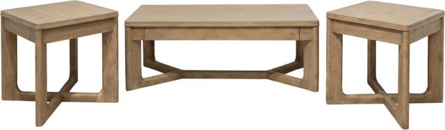 Liberty Furniture Ballentine 3-Piece Weathered Bronze Occasional Table Set-0