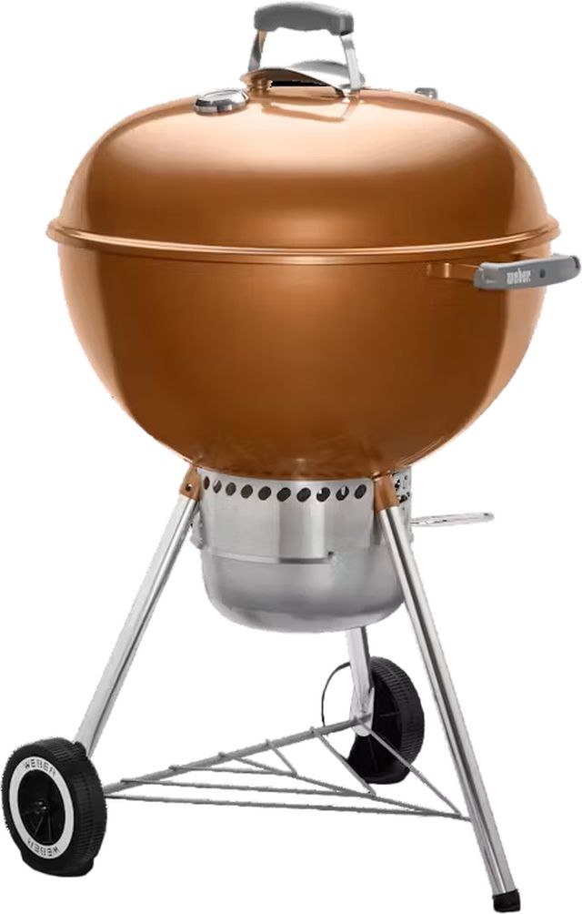 Weber® Original Kettle™ Series 27" Copper Freestanding Charcoal Grill-2