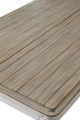 American WoodCrafters Beach Comber Brown Gathering Table with Weathered White Base-2