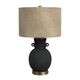 Bassett Mirror Bleene Black Matte Table Lamp-0