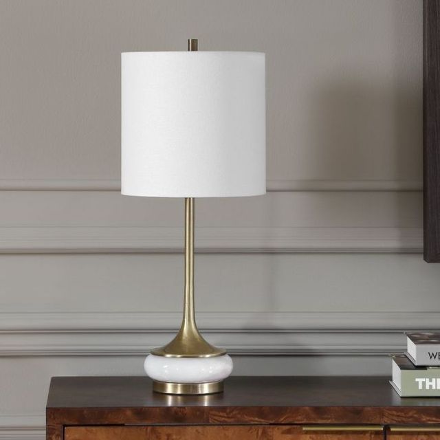 Uttermost® Molena Antique Brass Table Lamp-1
